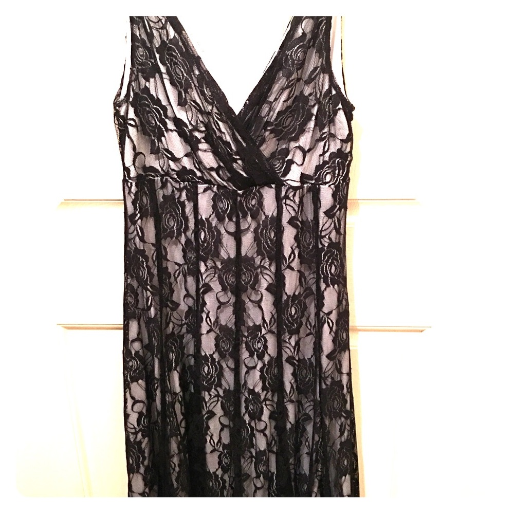 Glamour black/white Dress